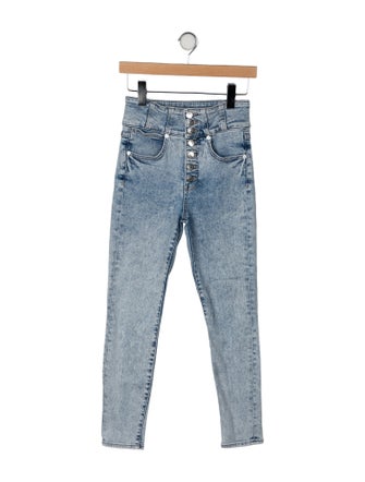 Veronica Beard Mid-Rise Skinny Leg Jeans