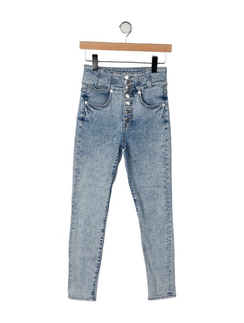 Veronica Beard Mid-Rise Skinny Leg Jeans