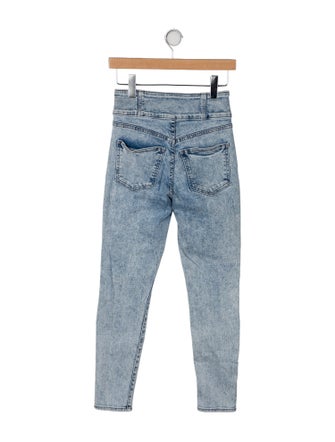 Veronica Beard Mid-Rise Skinny Leg Jeans