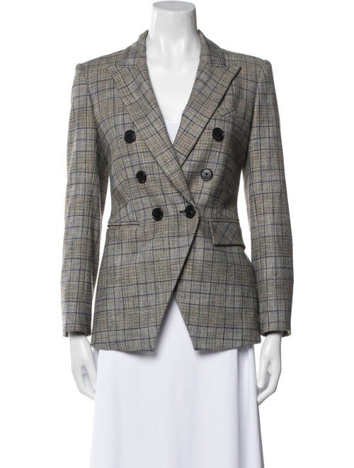 Veronica Beard Plaid Print Blazer