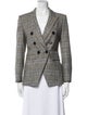 Veronica Beard Plaid Print Blazer
