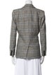 Veronica Beard Plaid Print Blazer