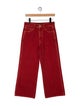 Veronica Beard High-Rise Wide Leg Jeans