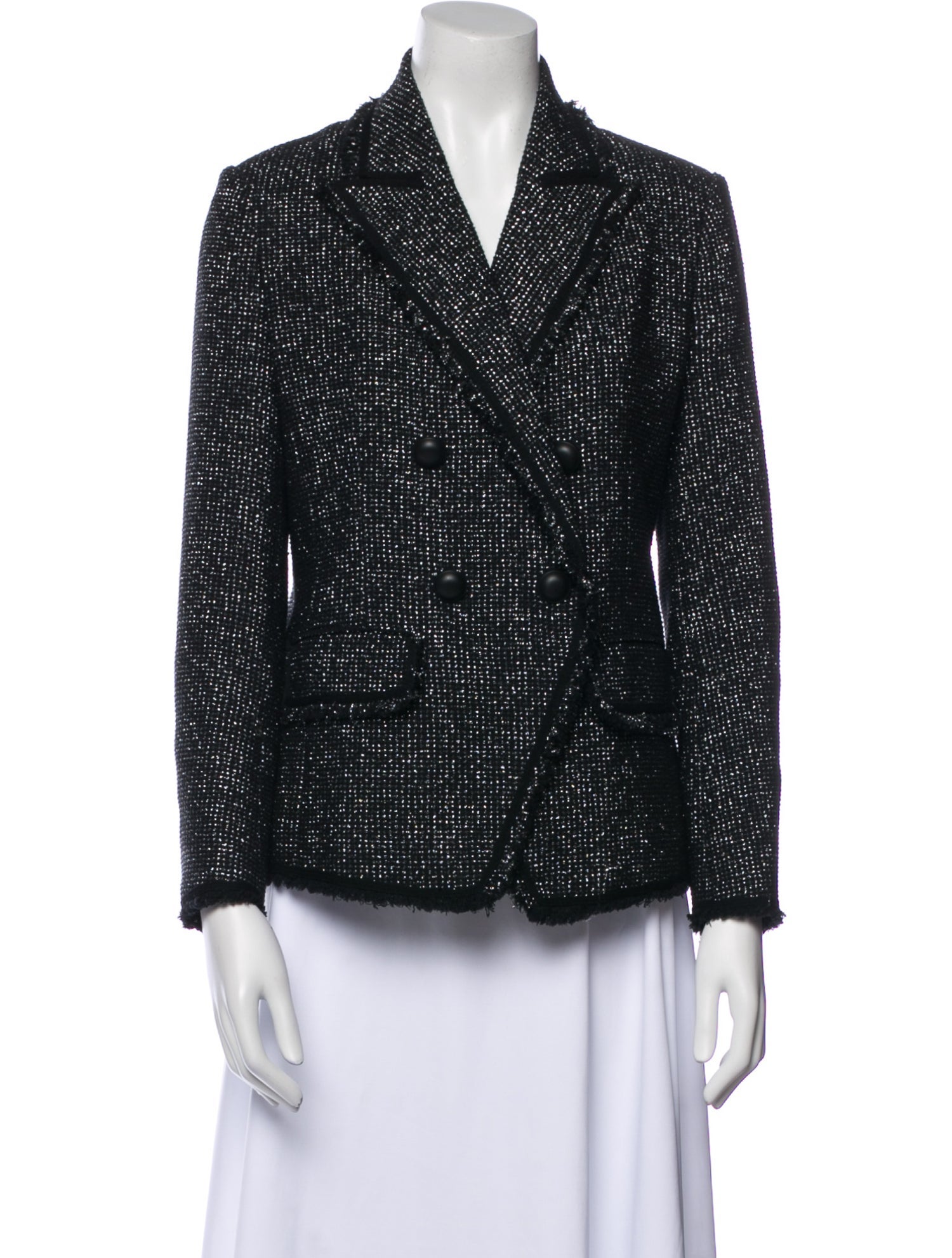 Veronica Beard Tweed Pattern Blazer