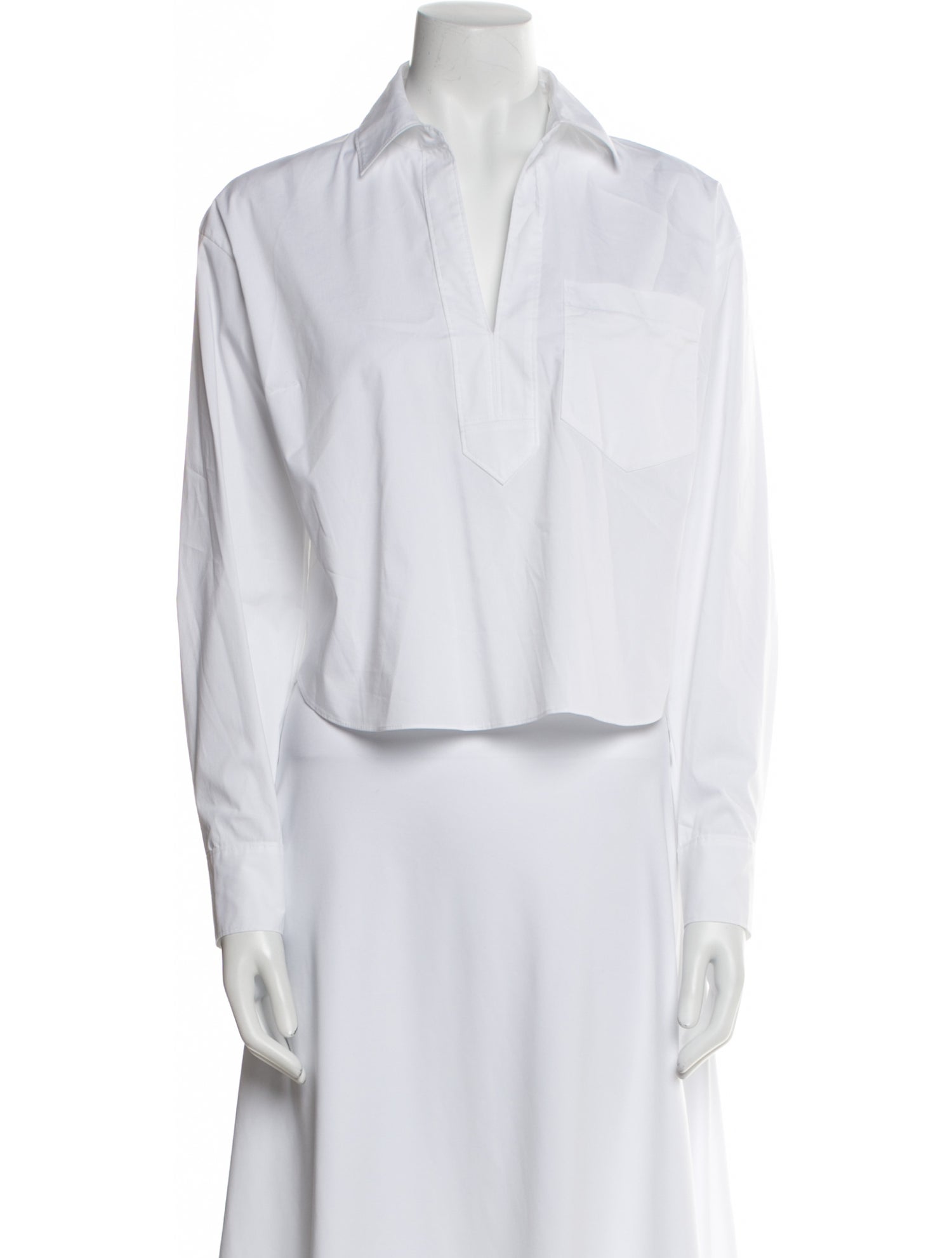 Veronica Beard V-Neck Long Sleeve Tunic