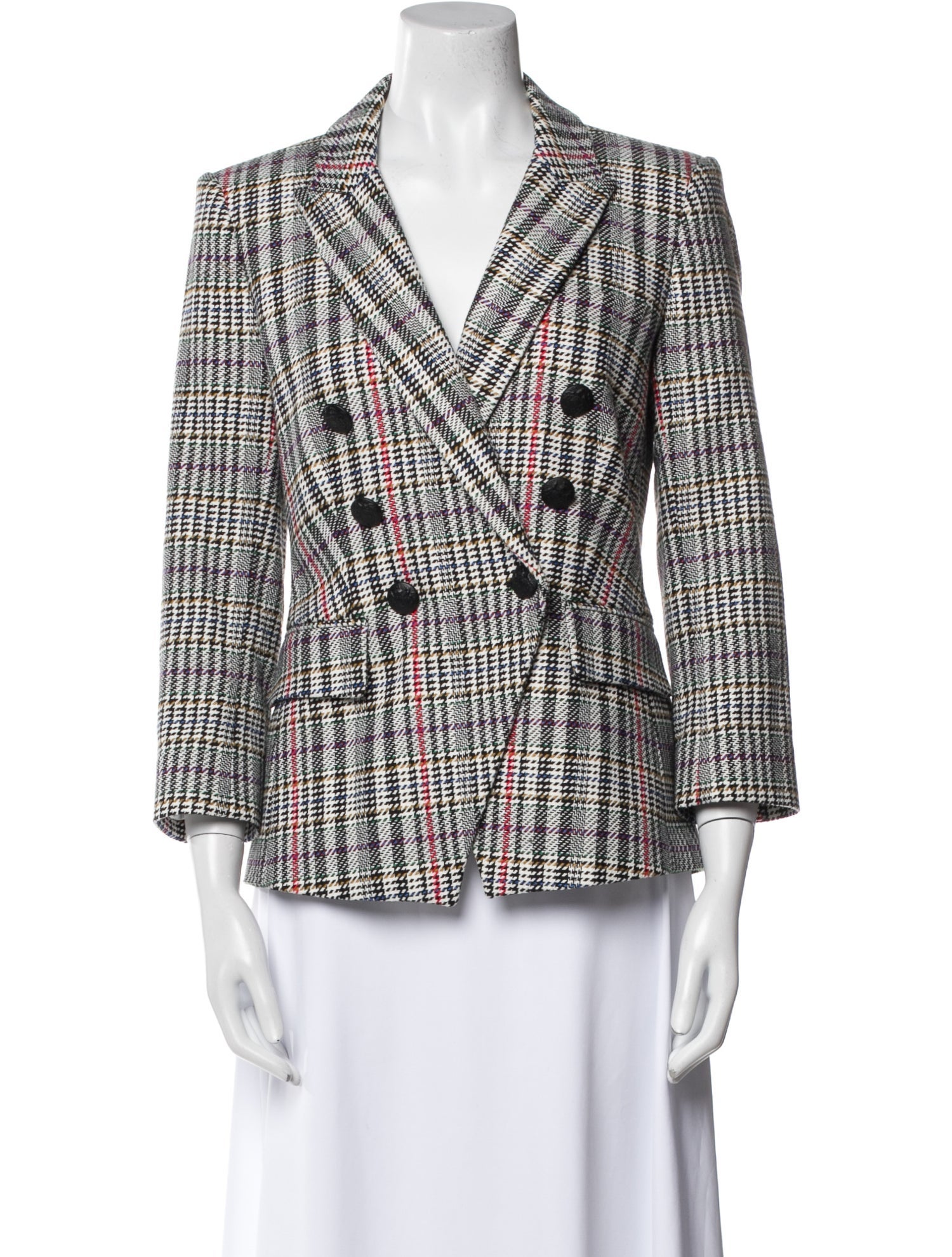 Veronica Beard Houndstooth Print Blazer