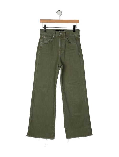 Veronica Beard High-Rise Wide Leg Jeans