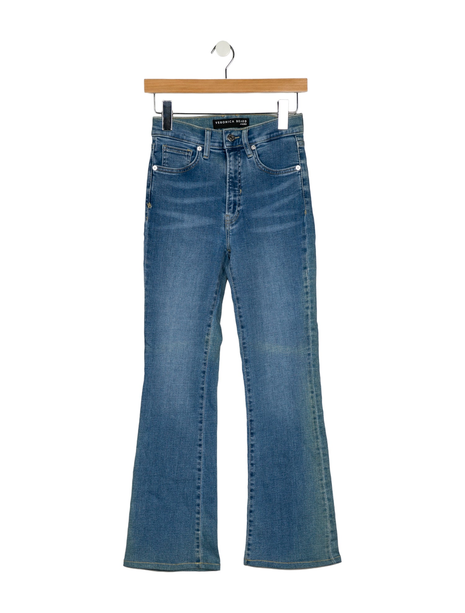 Veronica Beard Beverly Skinny Flare Wide Leg Jeans