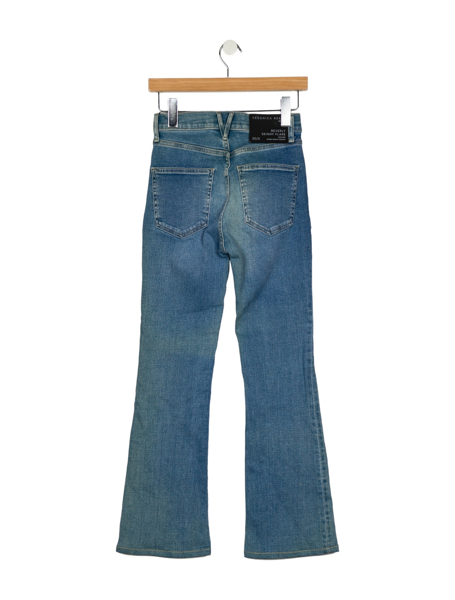 Veronica Beard Beverly Skinny Flare Wide Leg Jeans