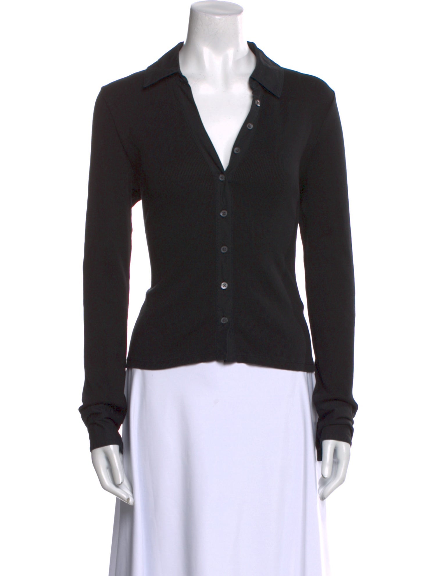 Veronica Beard Long Sleeve Button-Up Top