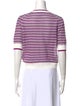Veronica Beard Striped V-Neck Sweater