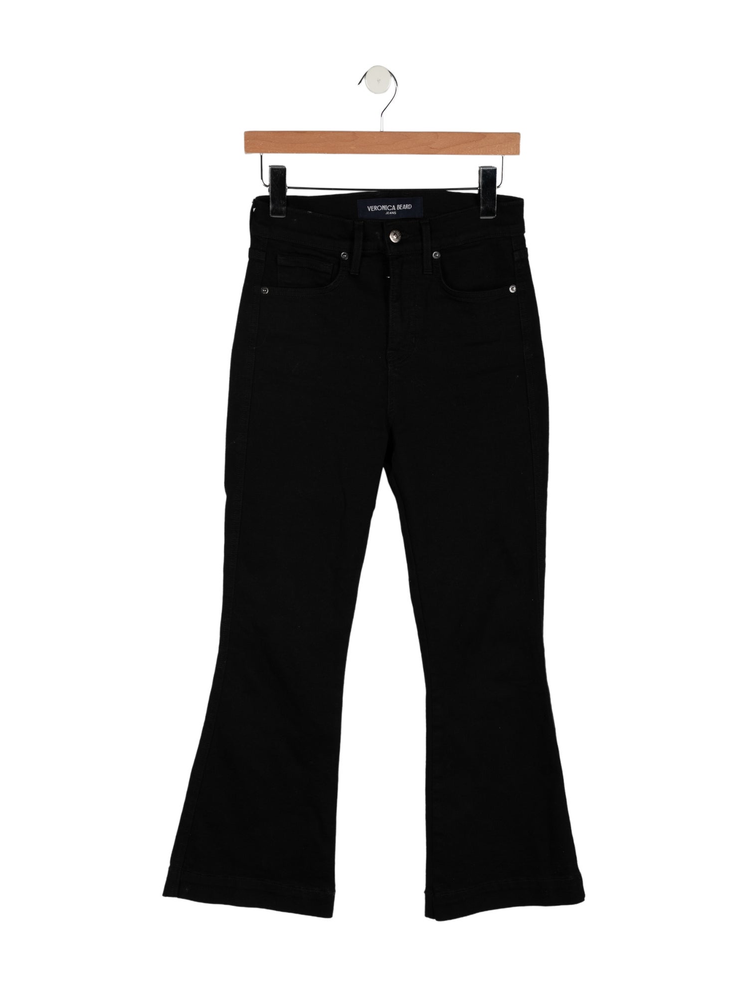 Veronica Beard High-Rise Wide Leg Jeans