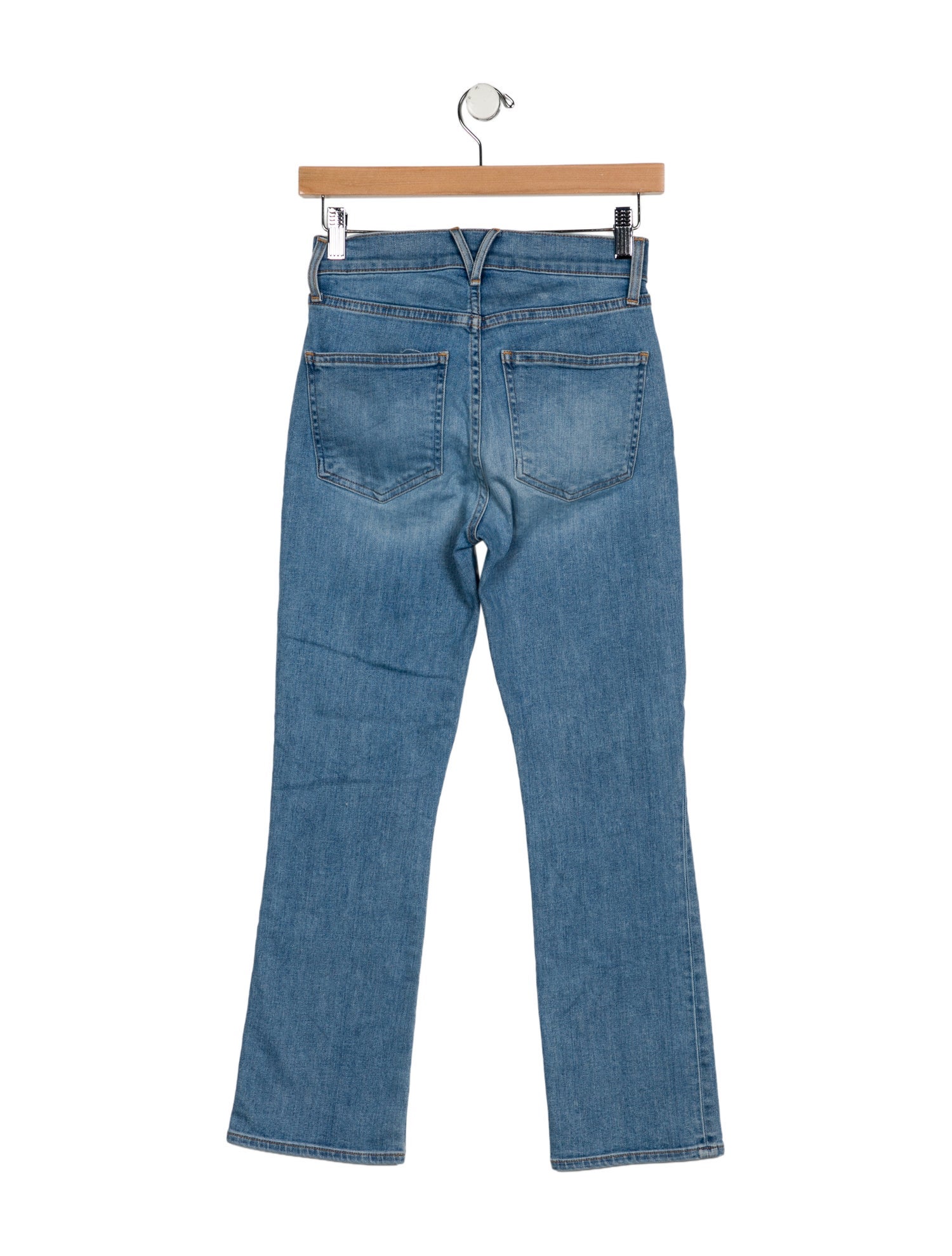 Veronica Beard Mid-Rise Straight Leg Jeans