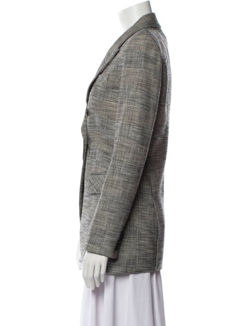 Veronica Beard Plaid Print Blazer