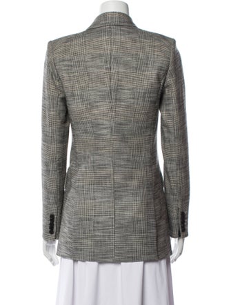 Veronica Beard Plaid Print Blazer