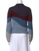 Veronica Beard Striped Mock Neck Sweater