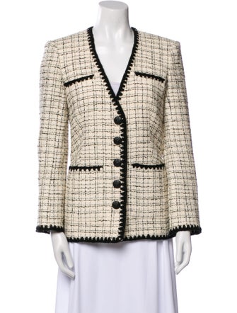 Veronica Beard Tweed Pattern Blazer