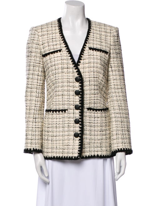 Veronica Beard Tweed Pattern Blazer