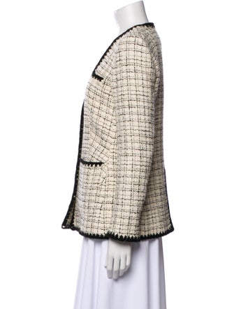 Veronica Beard Tweed Pattern Blazer