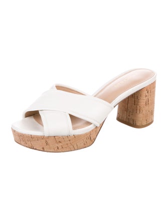 Veronica Beard Leather Slides