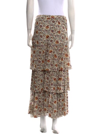 Veronica Beard Silk Midi Length Skirt