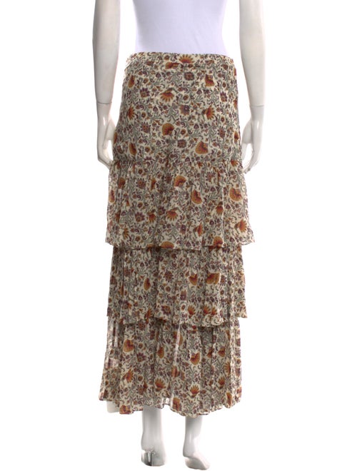 Veronica Beard Silk Midi Length Skirt