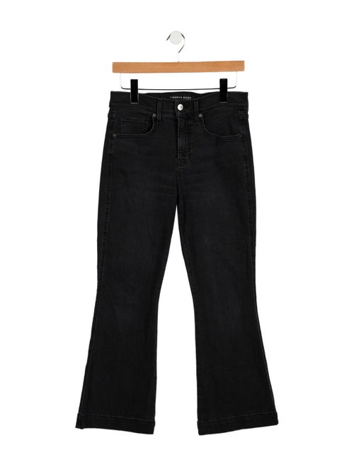 Veronica Beard Mid-Rise Wide Leg Jeans