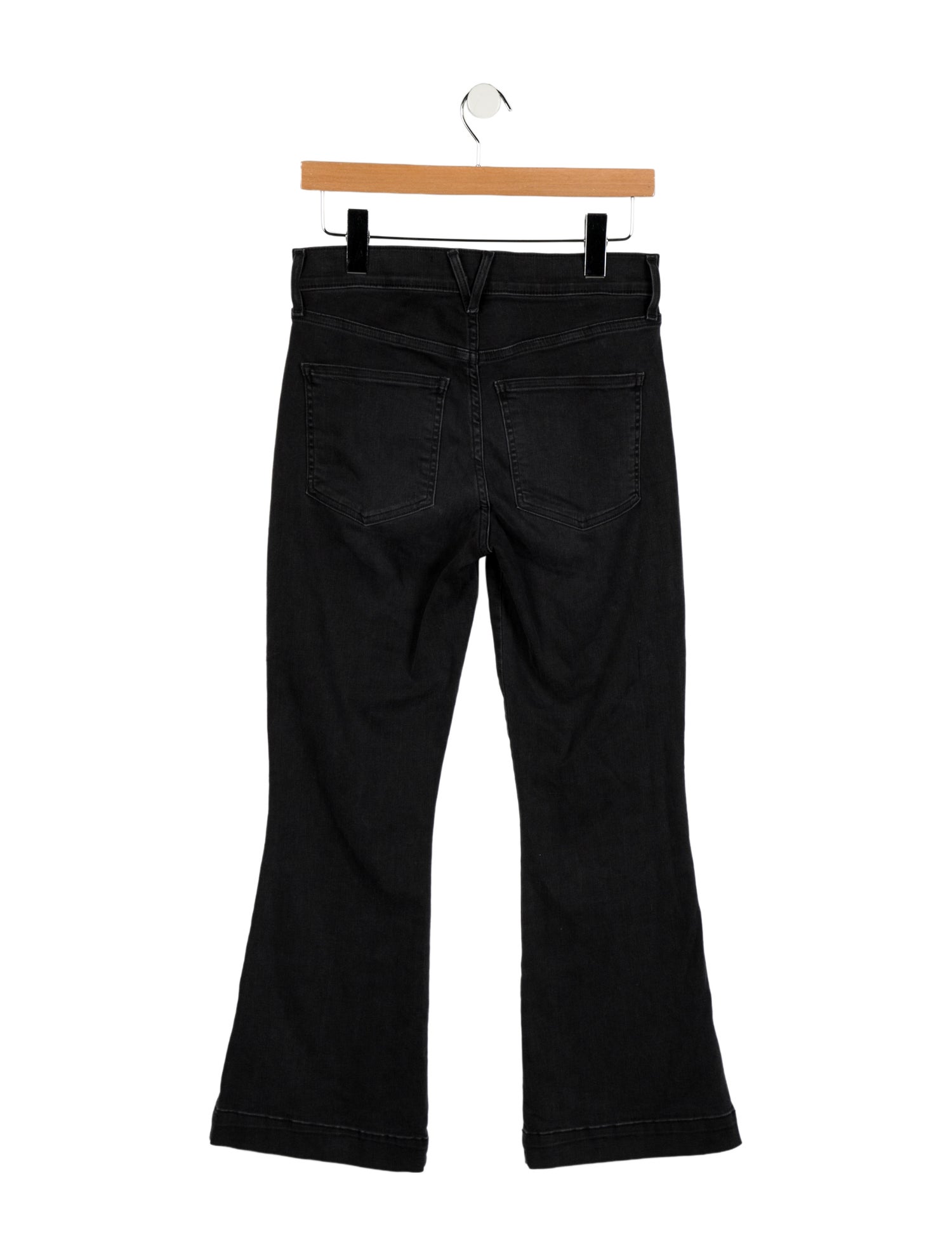 Veronica Beard Mid-Rise Wide Leg Jeans