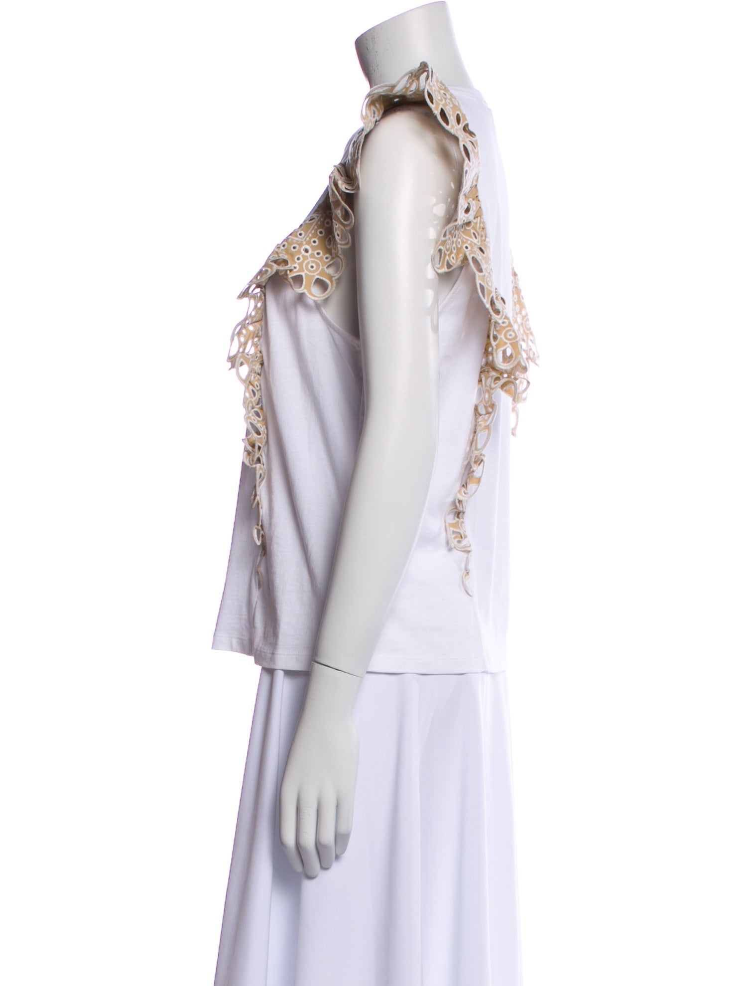 Veronica Beard Crew Neck Short Sleeve Top