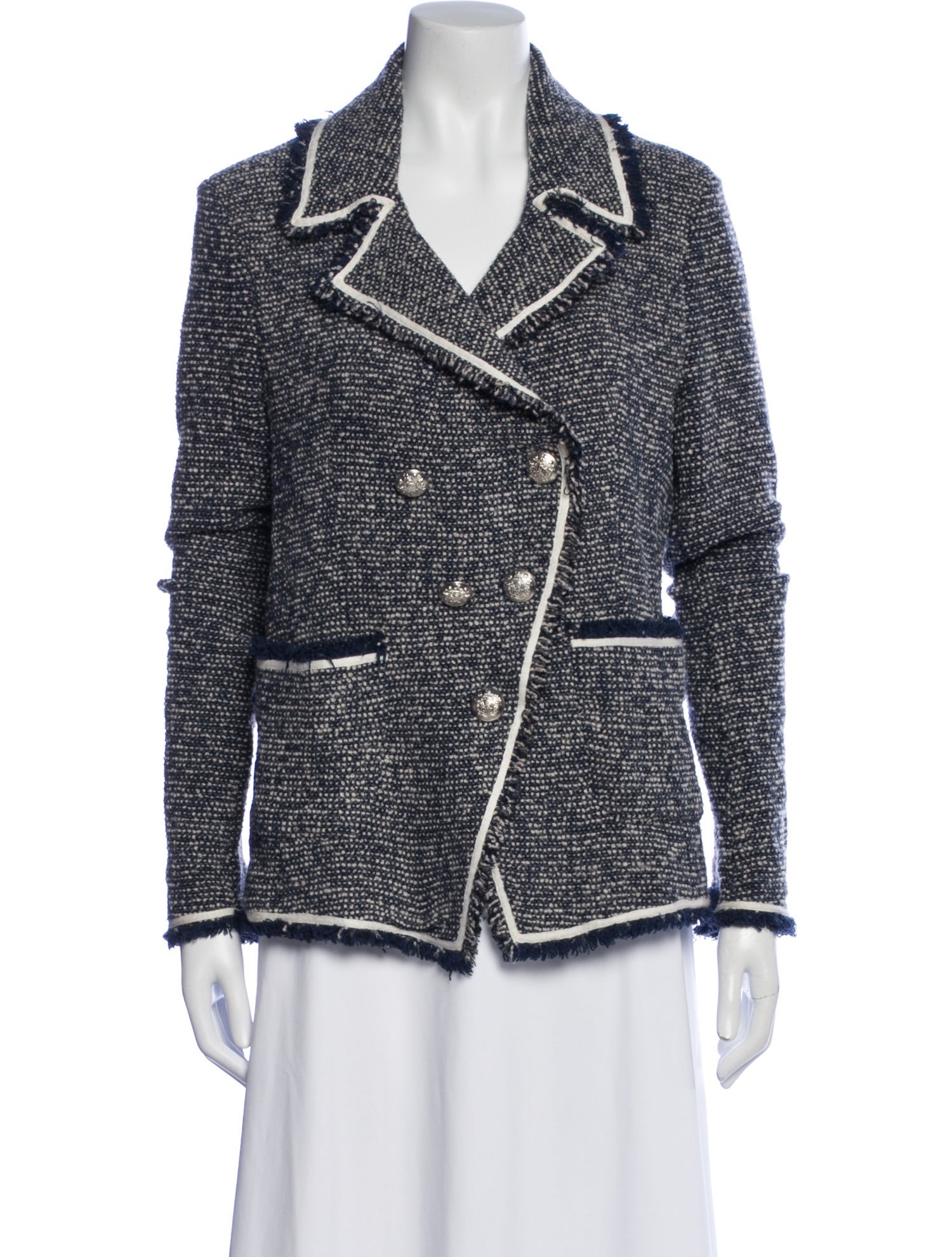 Veronica Beard Tweed Pattern Jacket