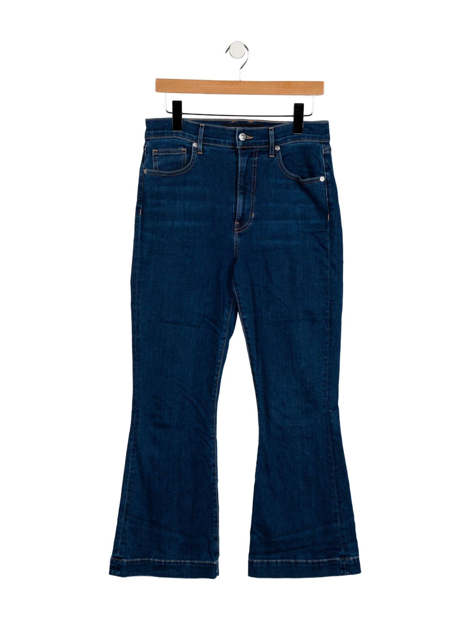 Veronica Beard High-Rise Wide Leg Jeans