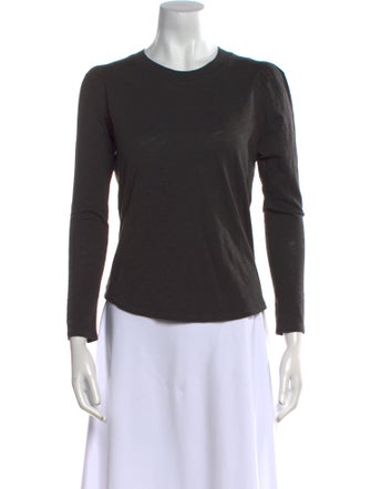 Veronica Beard Crew Neck Three-Quarter Sleeve T-Shirt