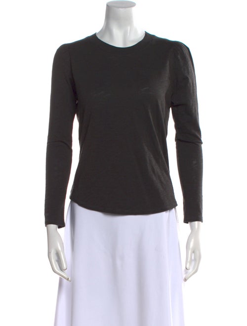 Veronica Beard Crew Neck Three-Quarter Sleeve T-Shirt