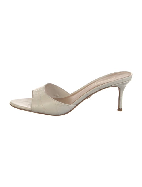 Veronica Beard Leather Mules