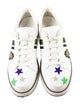 Veronica Beard Leather Printed Sneakers