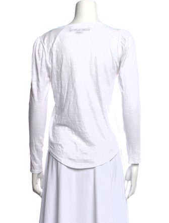 Veronica Beard Bateau Neckline Long Sleeve T-Shirt