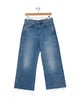 Veronica Beard Taylor Wide Leg Crop Wide Leg Jeans