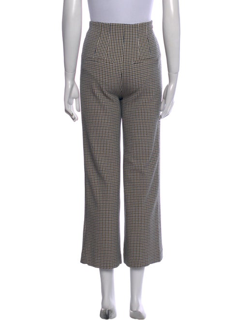 Veronica Beard Houndstooth Print Wide Leg Pants
