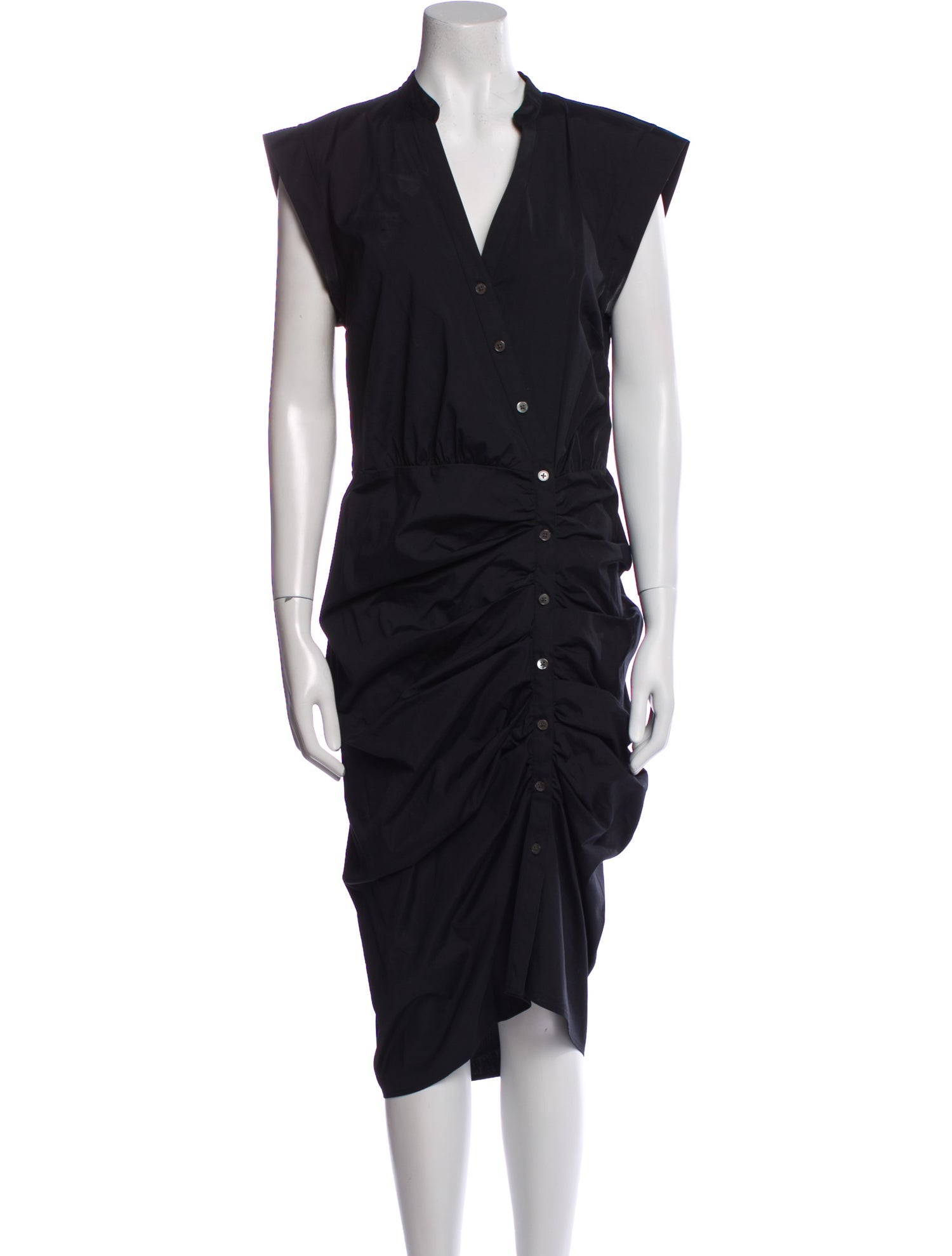 Veronica Beard V-Neck Midi Length Dress