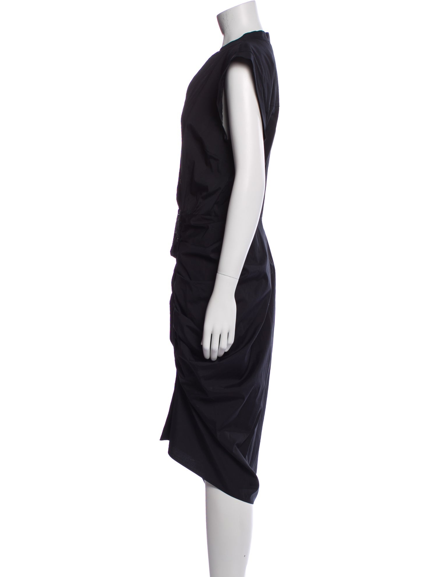 Veronica Beard V-Neck Midi Length Dress