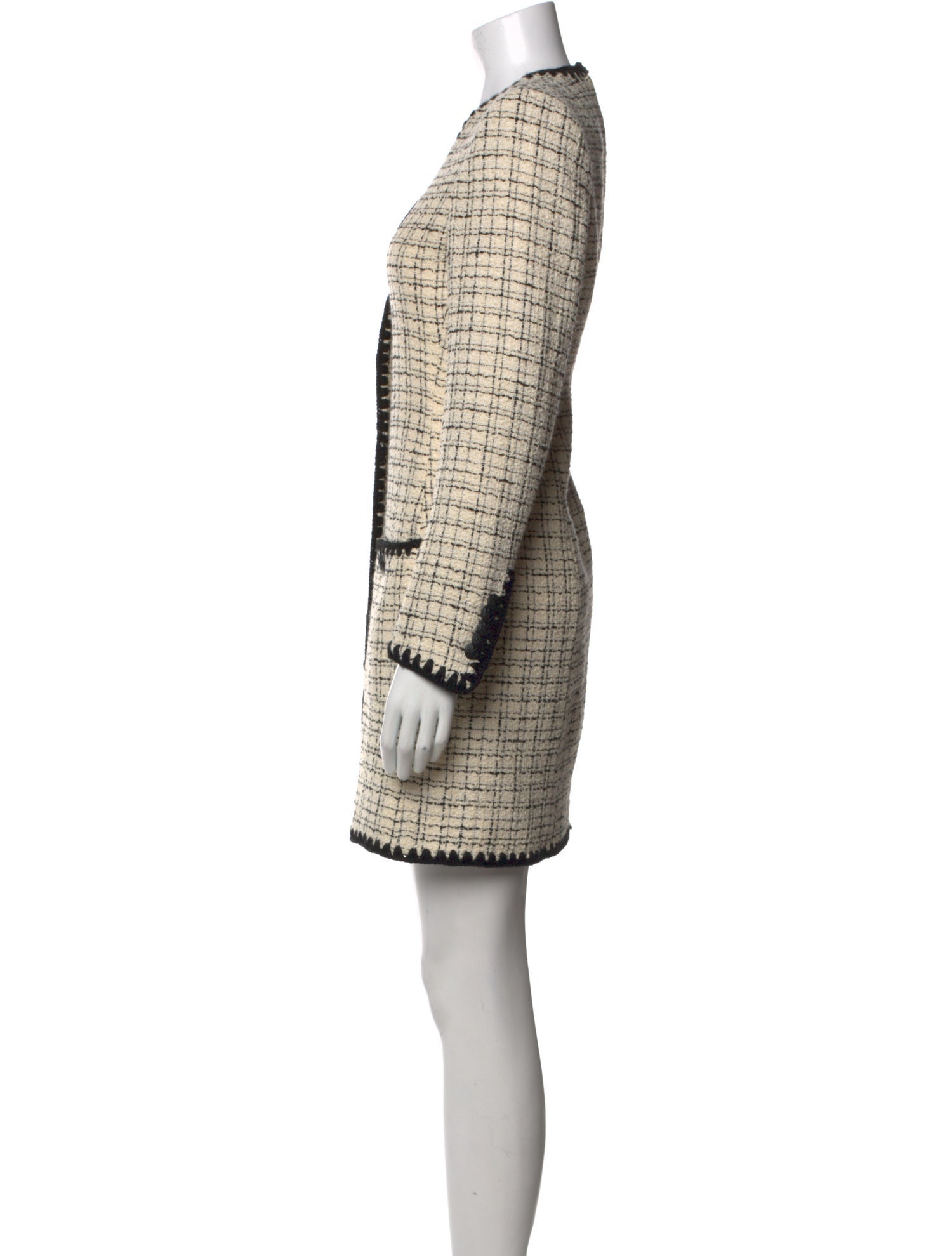 Veronica Beard Plaid Print Mini Dress