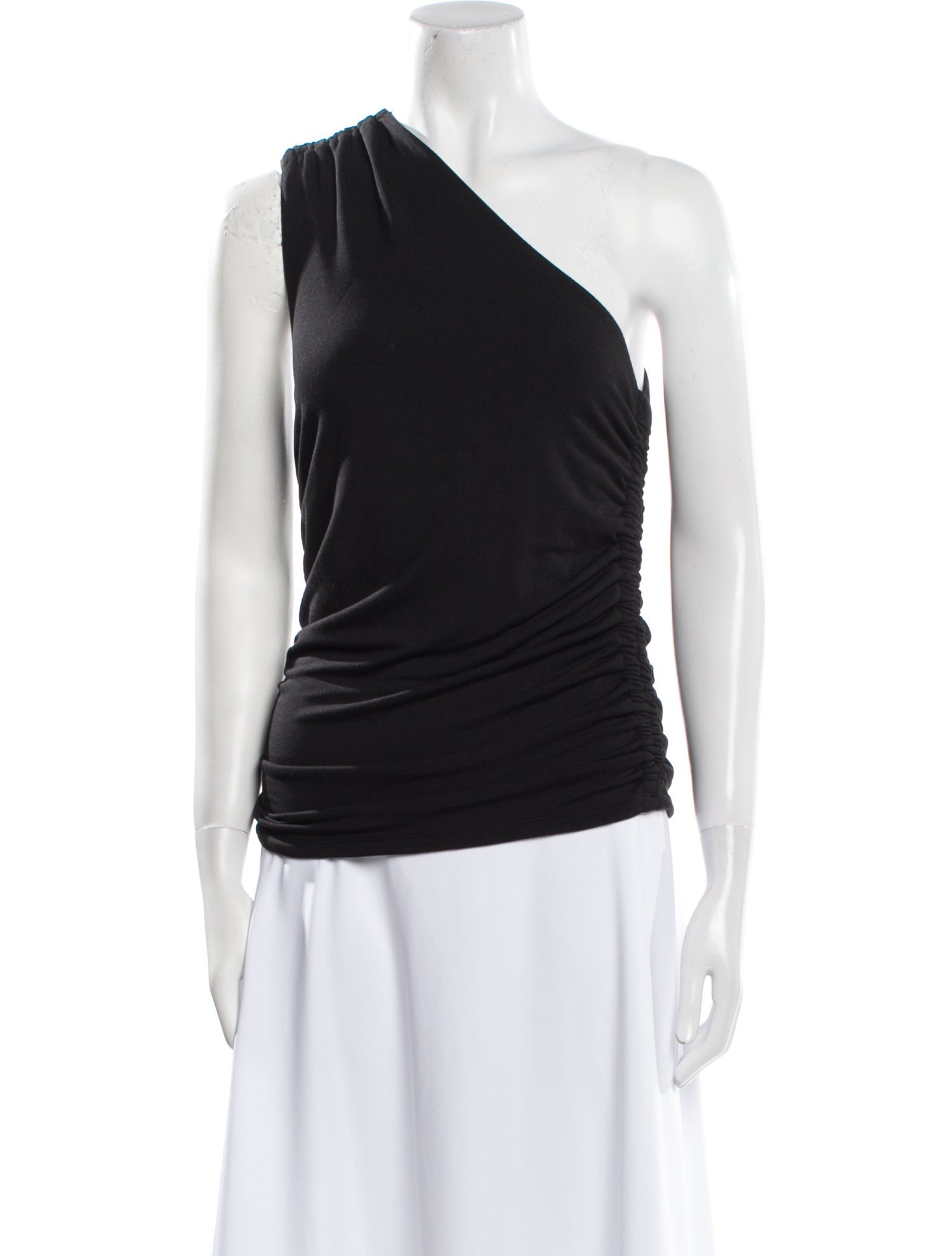 Veronica Beard One-Shoulder Sleeveless Top