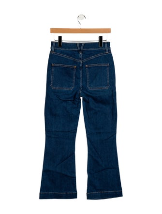 Veronica Beard High-Rise Wide Leg Jeans