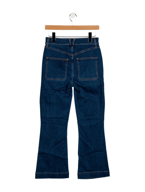 Veronica Beard High-Rise Wide Leg Jeans