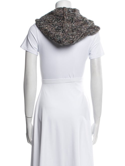 Veronica Beard Wool Cowl Neck Button-Up Top