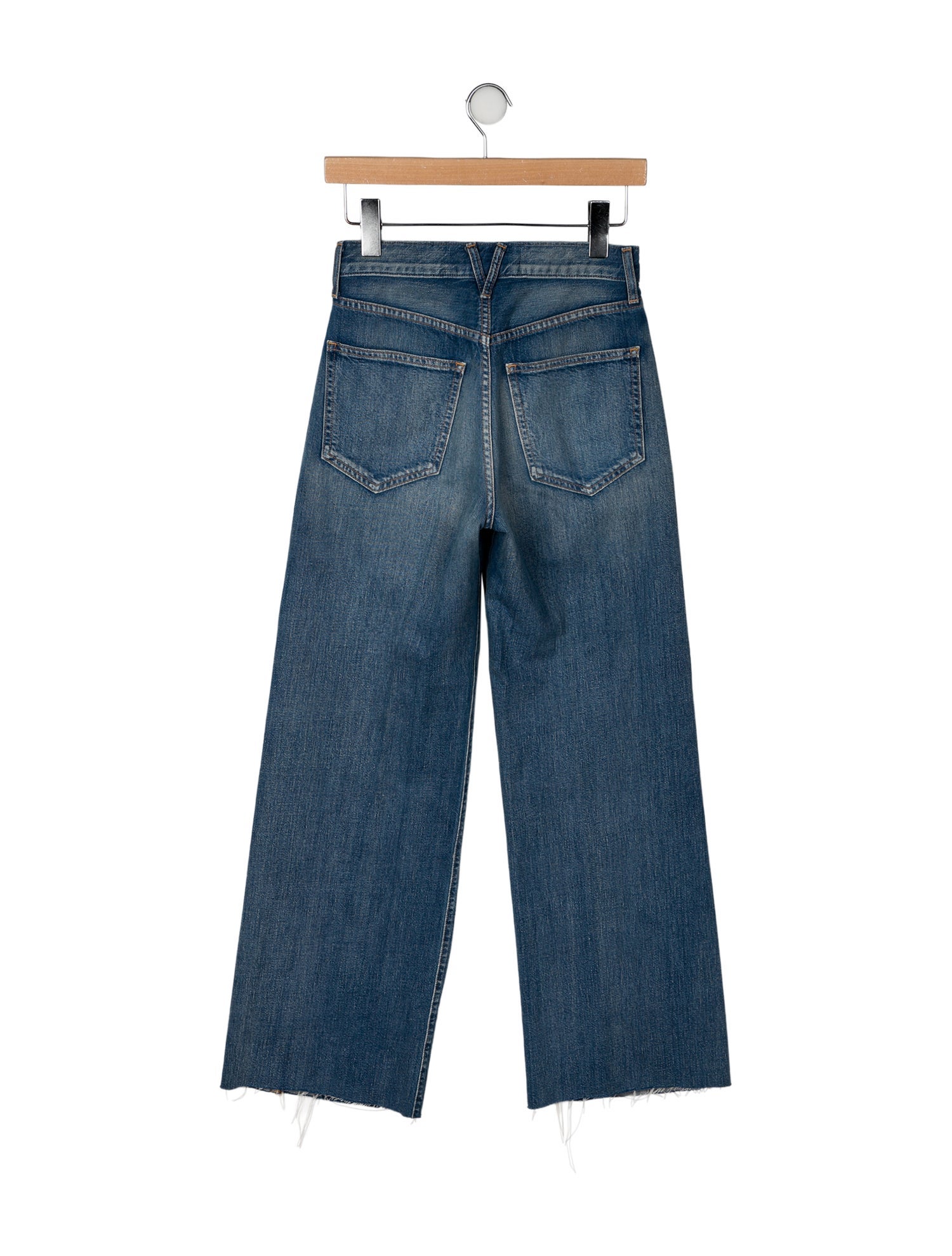 Veronica Beard High-Rise Wide Leg Jeans