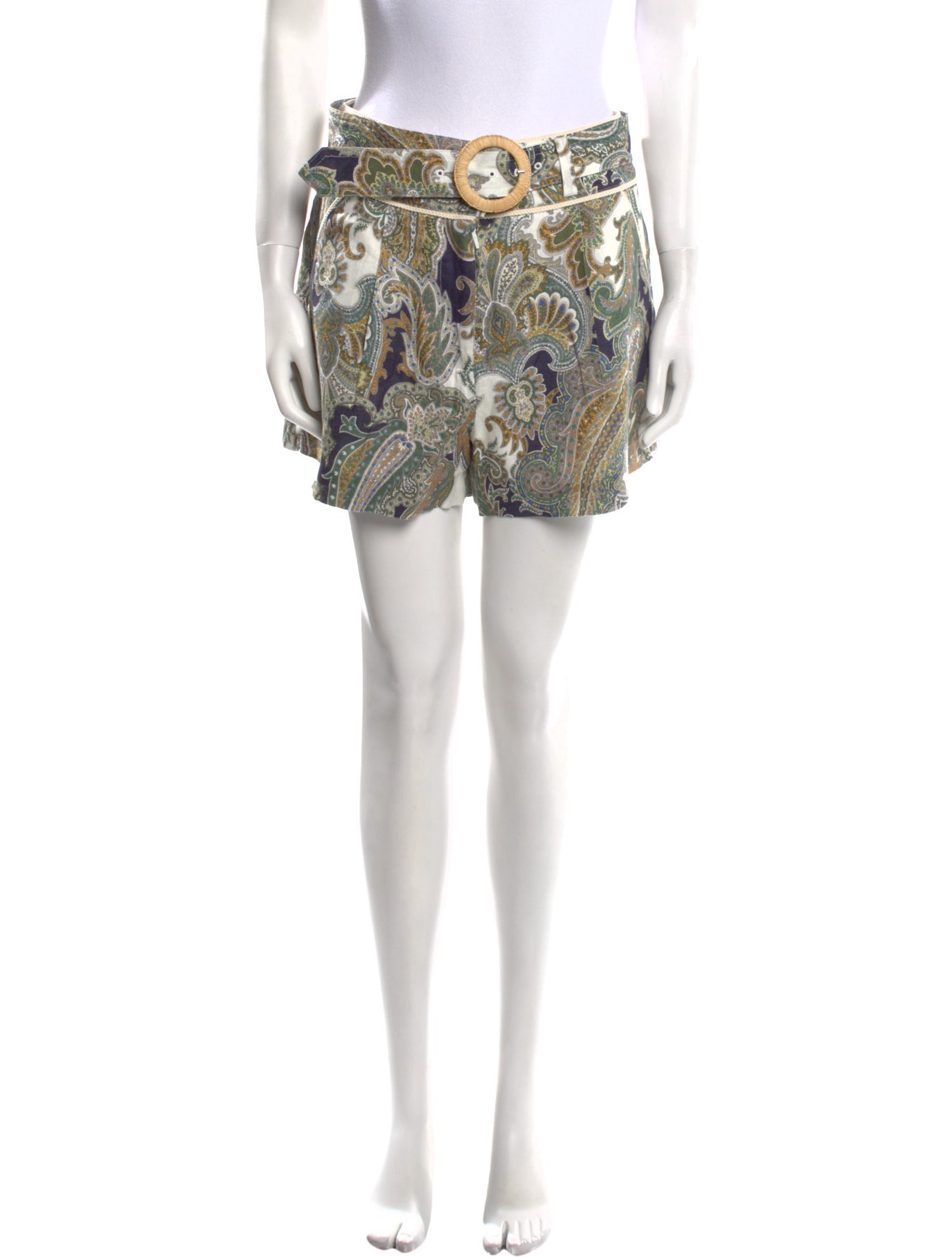 Veronica Beard Linen Mini Shorts