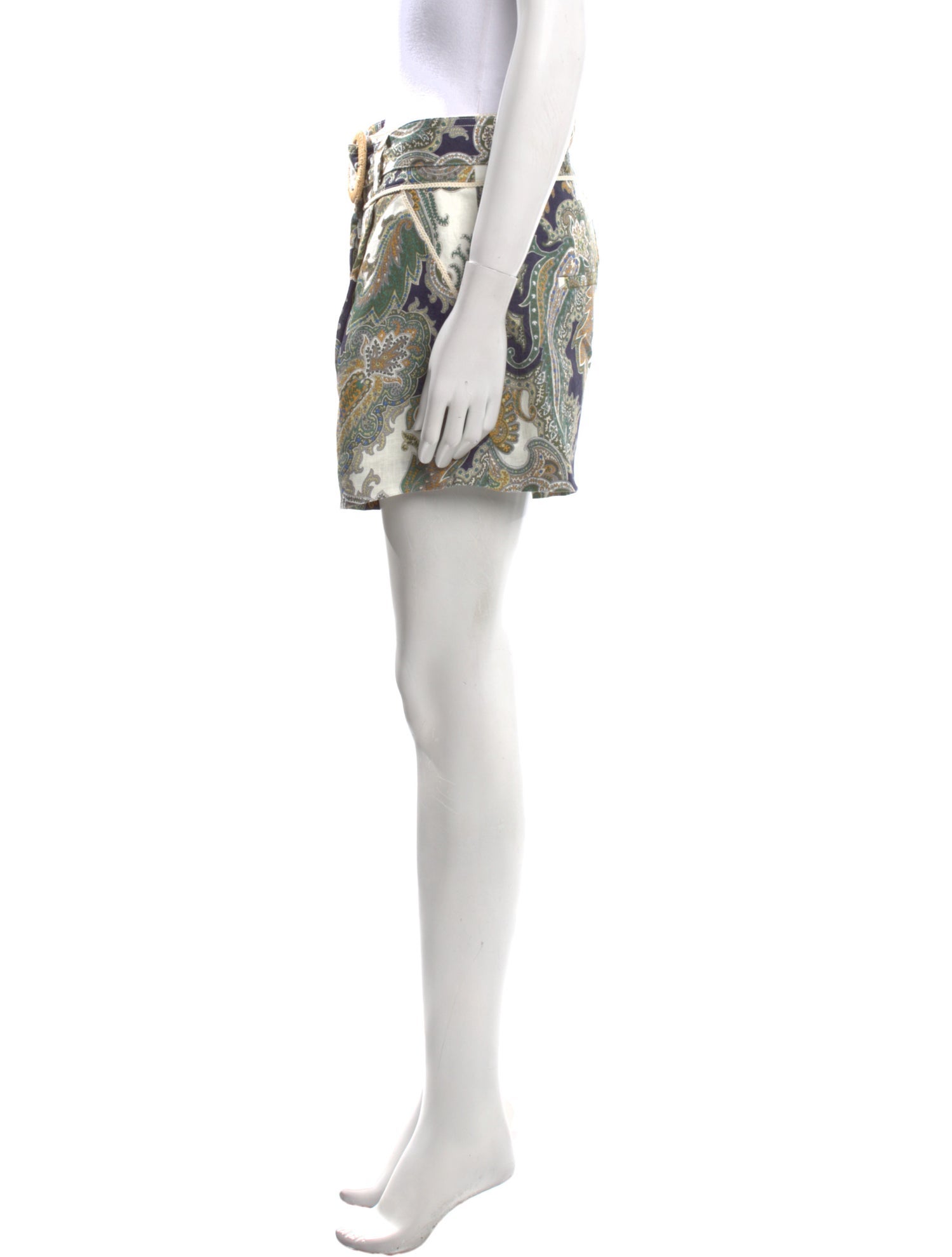 Veronica Beard Linen Mini Shorts