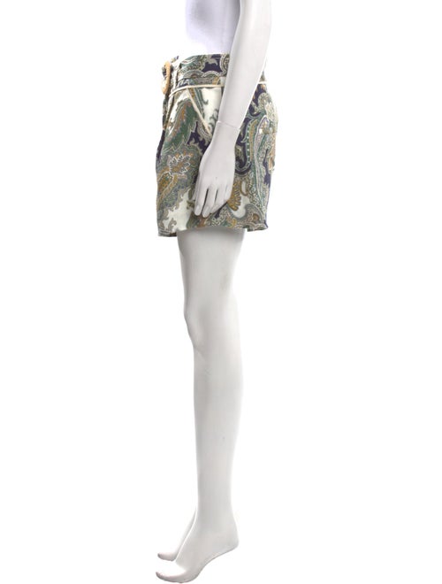 Veronica Beard Linen Mini Shorts