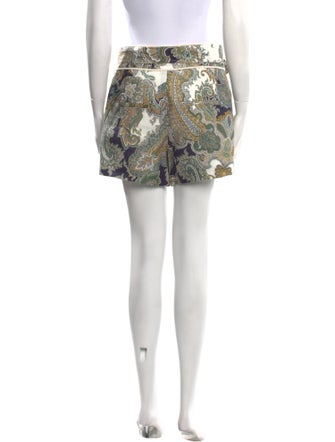 Veronica Beard Linen Mini Shorts